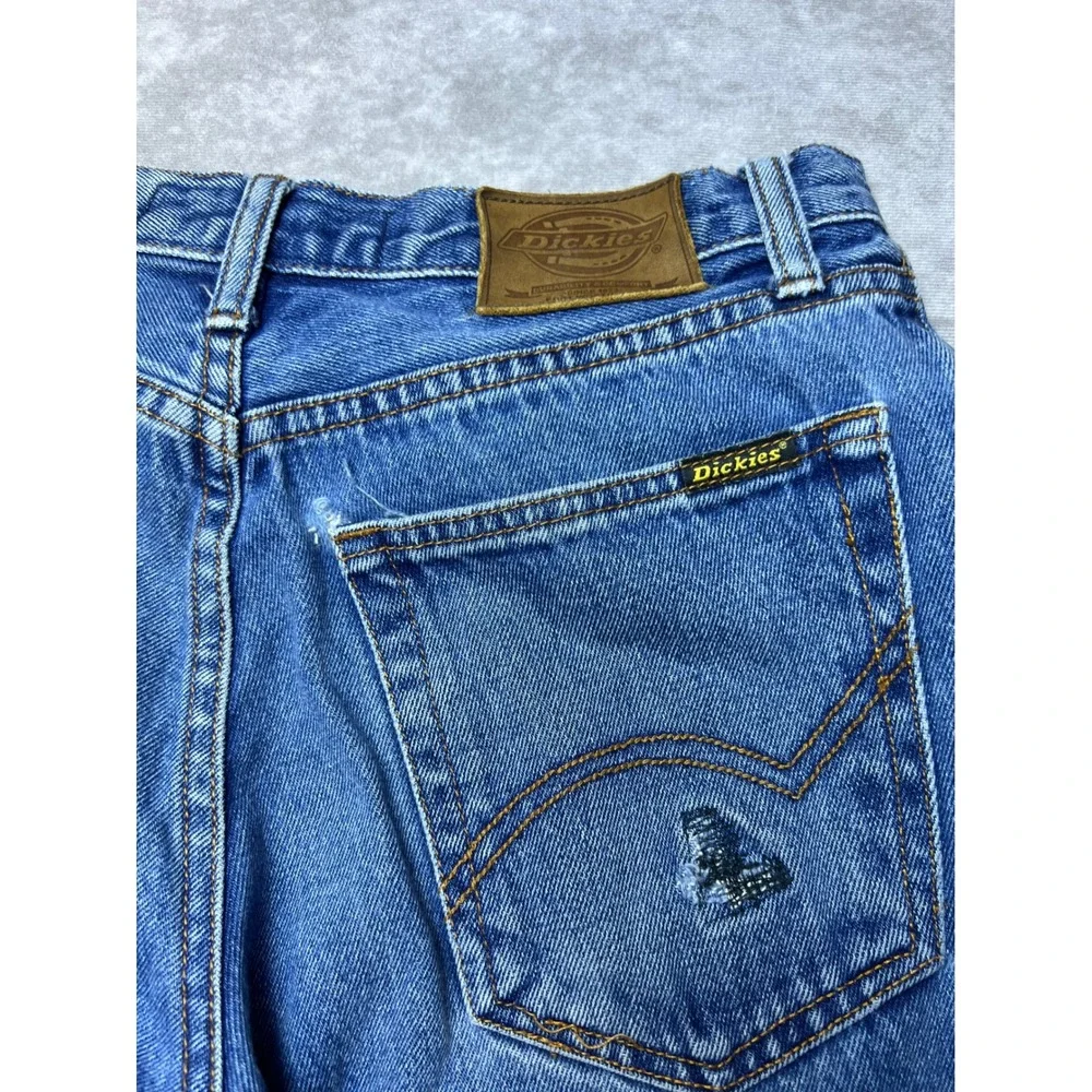 Dickies Jeans USA Mens 32 Blue Straight Leg Cotton Workwear Denim 1129